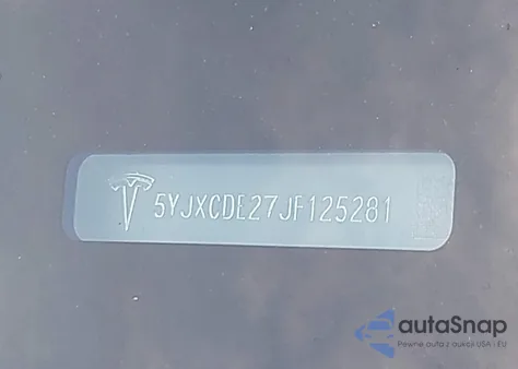 2018 Tesla Model X 100D/75D/P100D из США, поврежденный, VIN 5YJXCDE27JF125281